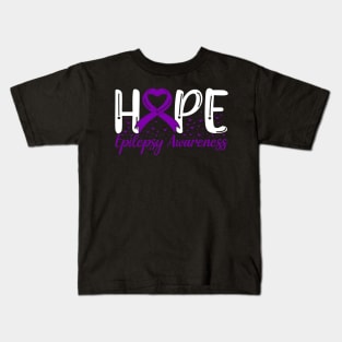 Epilepsy Awareness Epilepsy Awareness Hope Kids T-Shirt